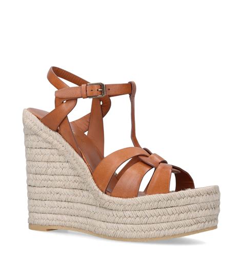 ysl tribute espadrille wedge.